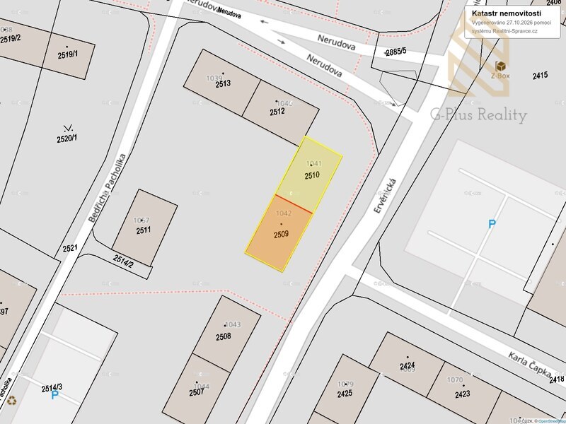 Prodej, byt 2+1,54 m², Jirkov