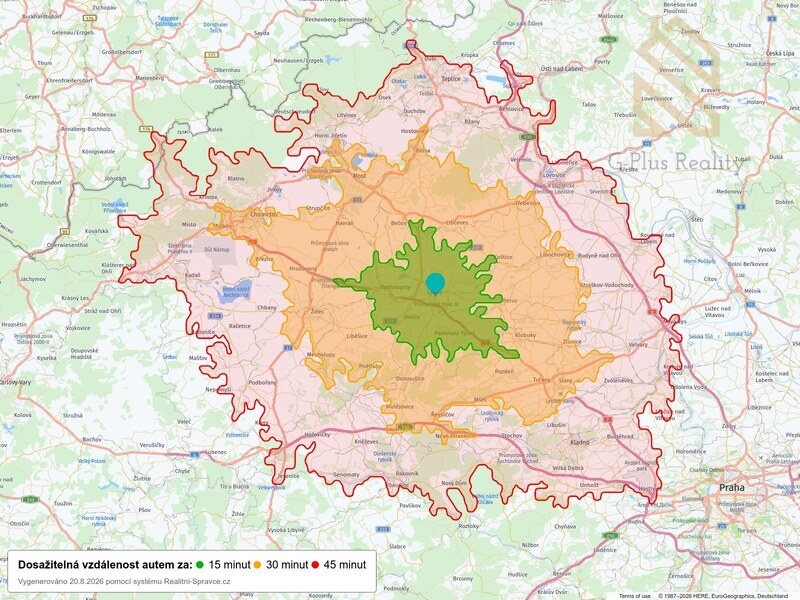 Pronájem vybaveného bytu 2+1, 51 m2, ulice  28. Října, Louny