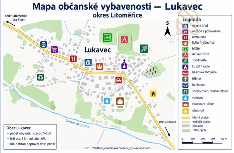 Prodej rodinného domu Lukavec u Lovosic 196m, s pozemkem 2027m