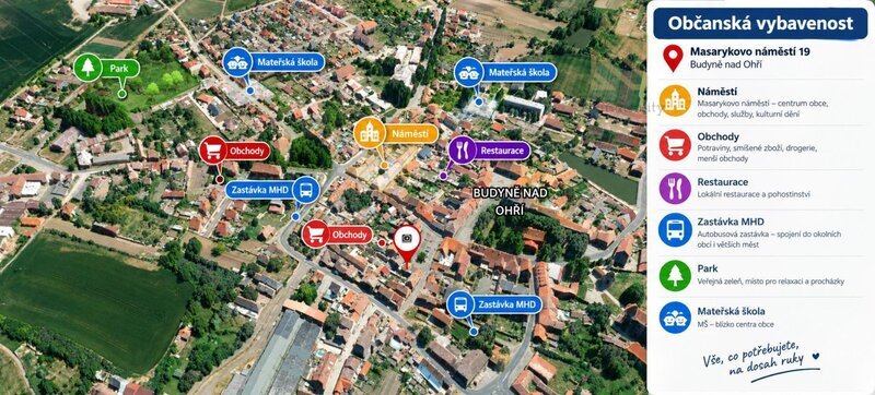 Prodej, byt, 3+1, Budyně nad Ohří - ul. Masarykovo náměstí