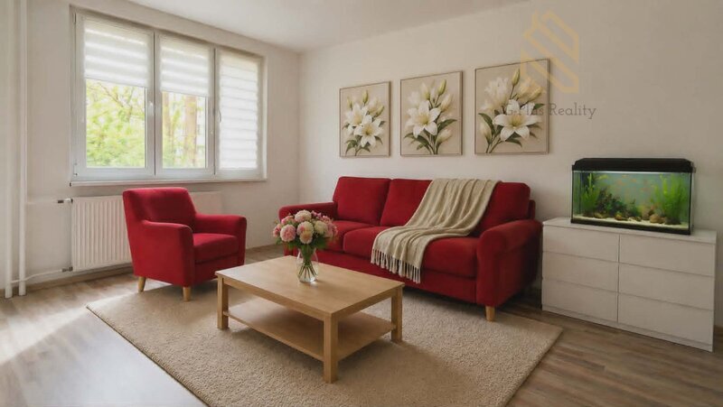 Pronájem bytu 1+2, 53 m2, Louny