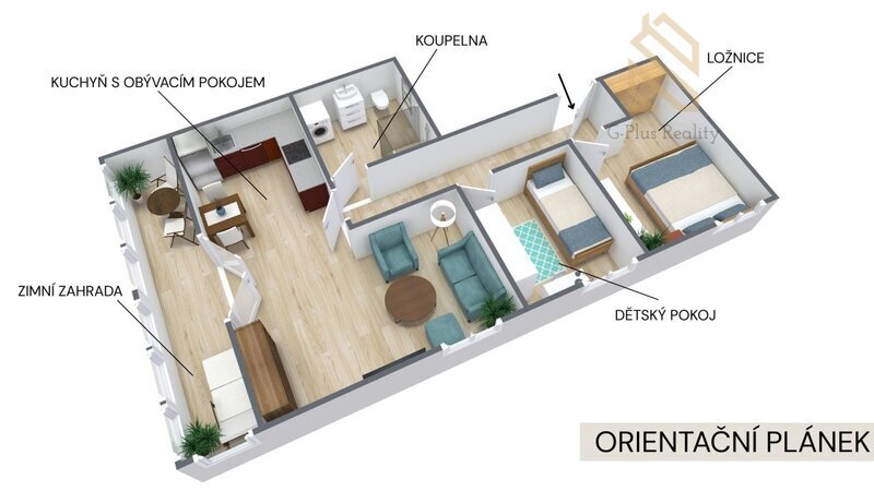 Prodej bytu 3+kk 81 m2 , Lesní 2244, Most