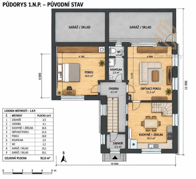 Prodej rodinného domu 3+kk o velikosti 90 m², pozemek 331 m² – Chraberce