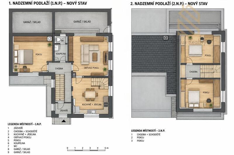 Prodej rodinného domu 3+kk o velikosti 90 m², pozemek 331 m² – Chraberce