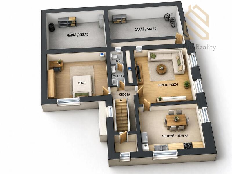 Prodej rodinného domu 3+kk o velikosti 90 m², pozemek 331 m² – Chraberce