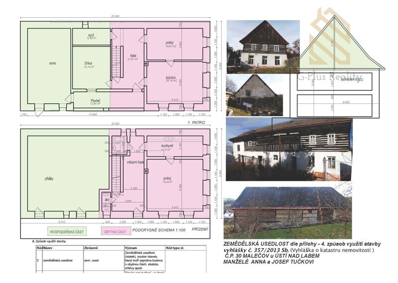 Prodej,rodinného domu se stodolou - Malečov 160m2,Ústí nad Labem