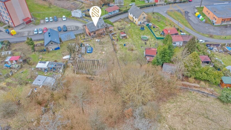 Prodej, stavební pozemek 300m2, zahrada 478m2, celkem 778m2, Velichov - Karlovy Vary